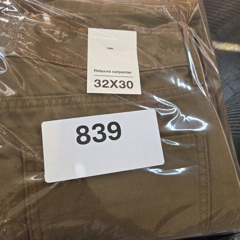 NWT Original Use Men's Relaxed Carpenter Pants in Brown - Size 32x30 - Picture 11 of 11
